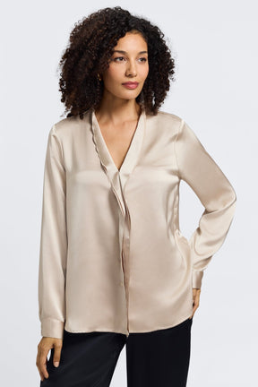 Rosalie Beyond Silk Long Sleeve Shirt