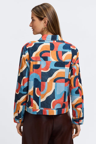 Thelma Corduroy Long Sleeve Jean Jacket