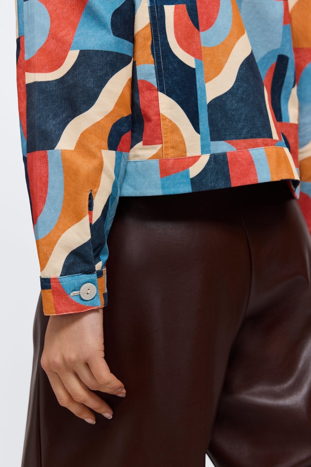 Thelma Corduroy Long Sleeve Jean Jacket