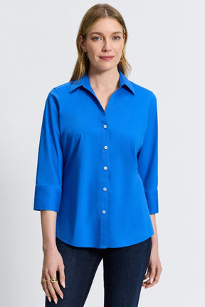 Mary No Iron Stretch 3/4 Sleeve Shirt