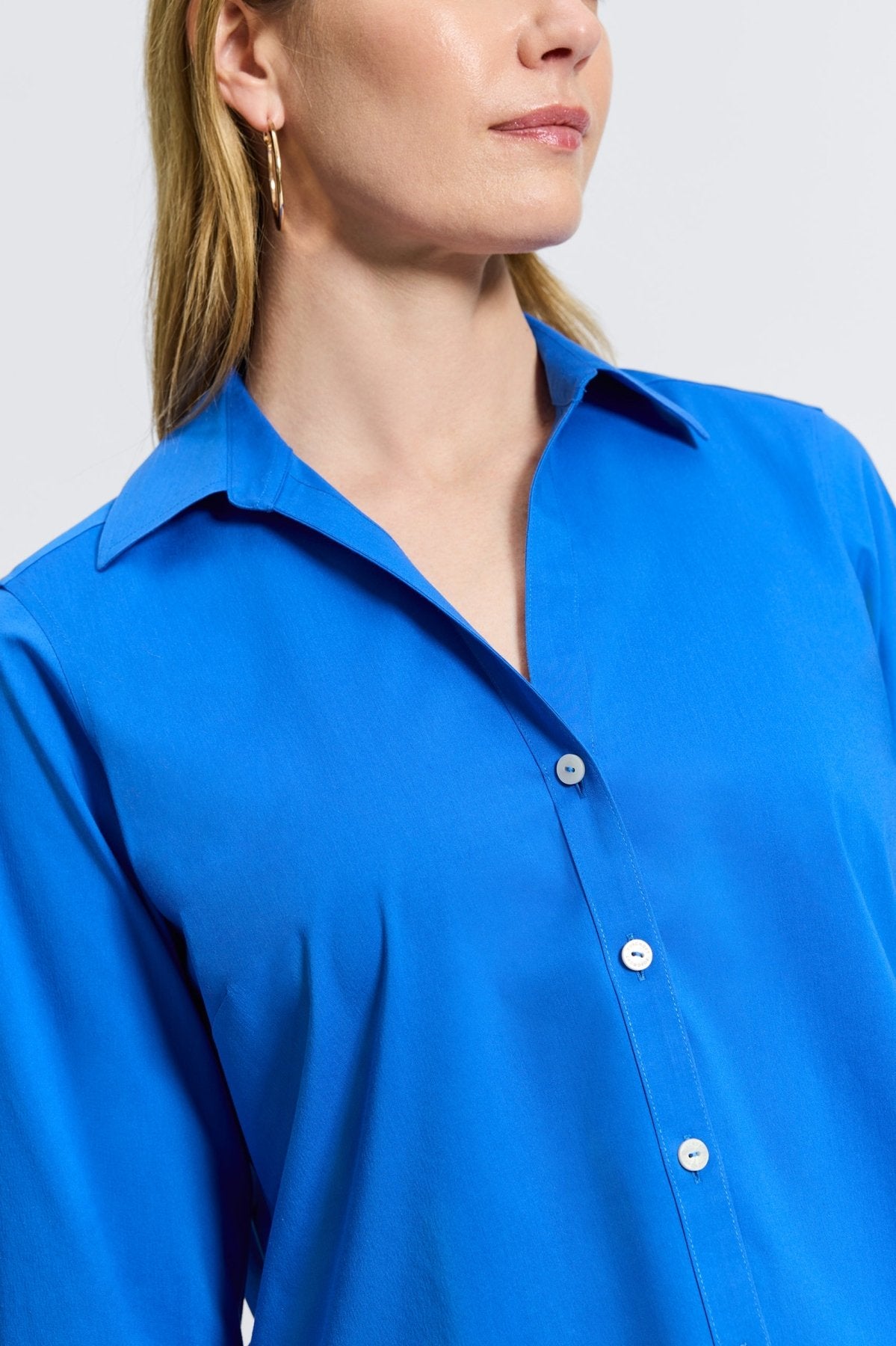 Mary No Iron Stretch 3/4 Sleeve Shirt