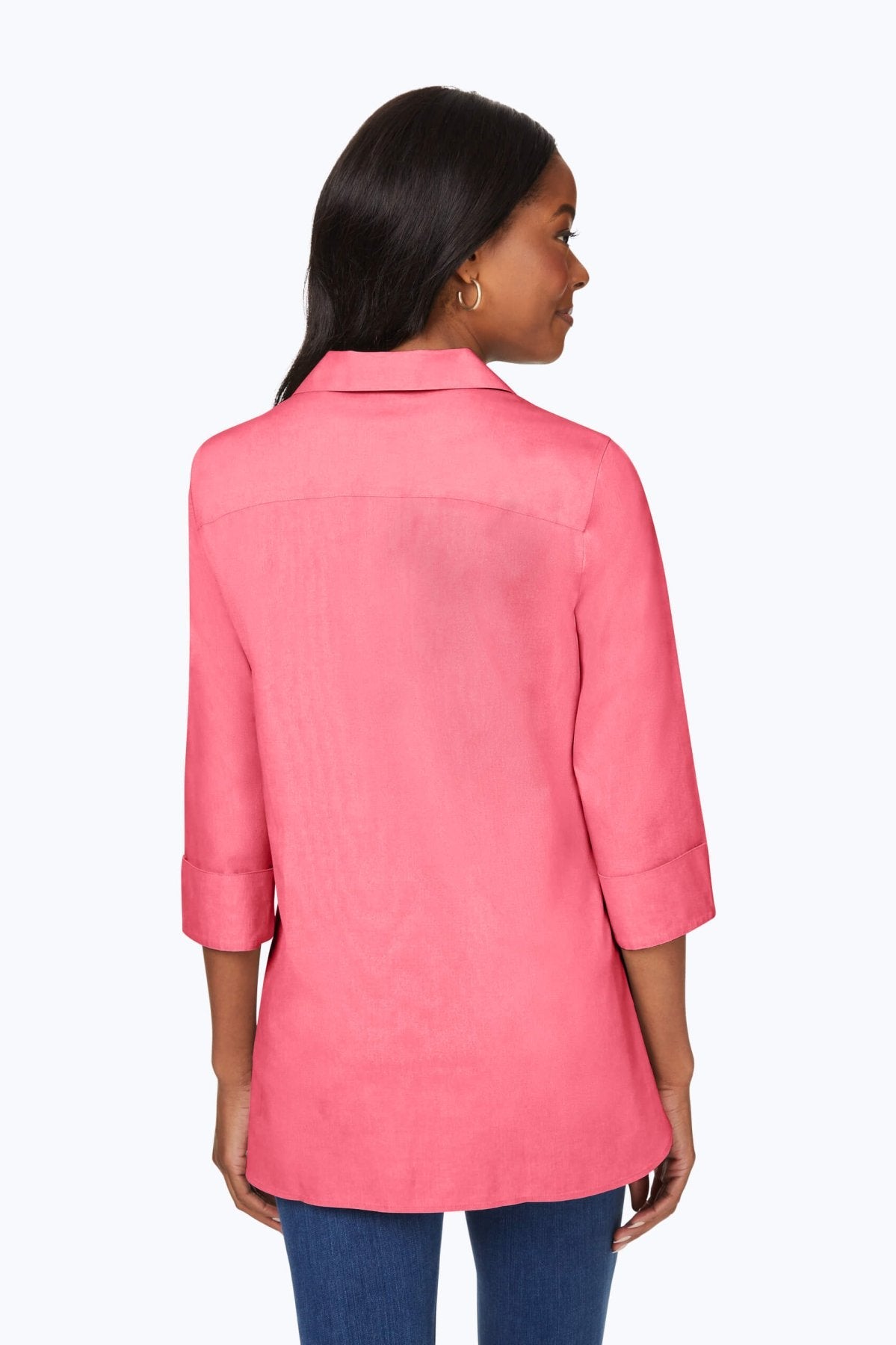 Pandora No Iron Pinpoint 3/4 Sleeve Tunic