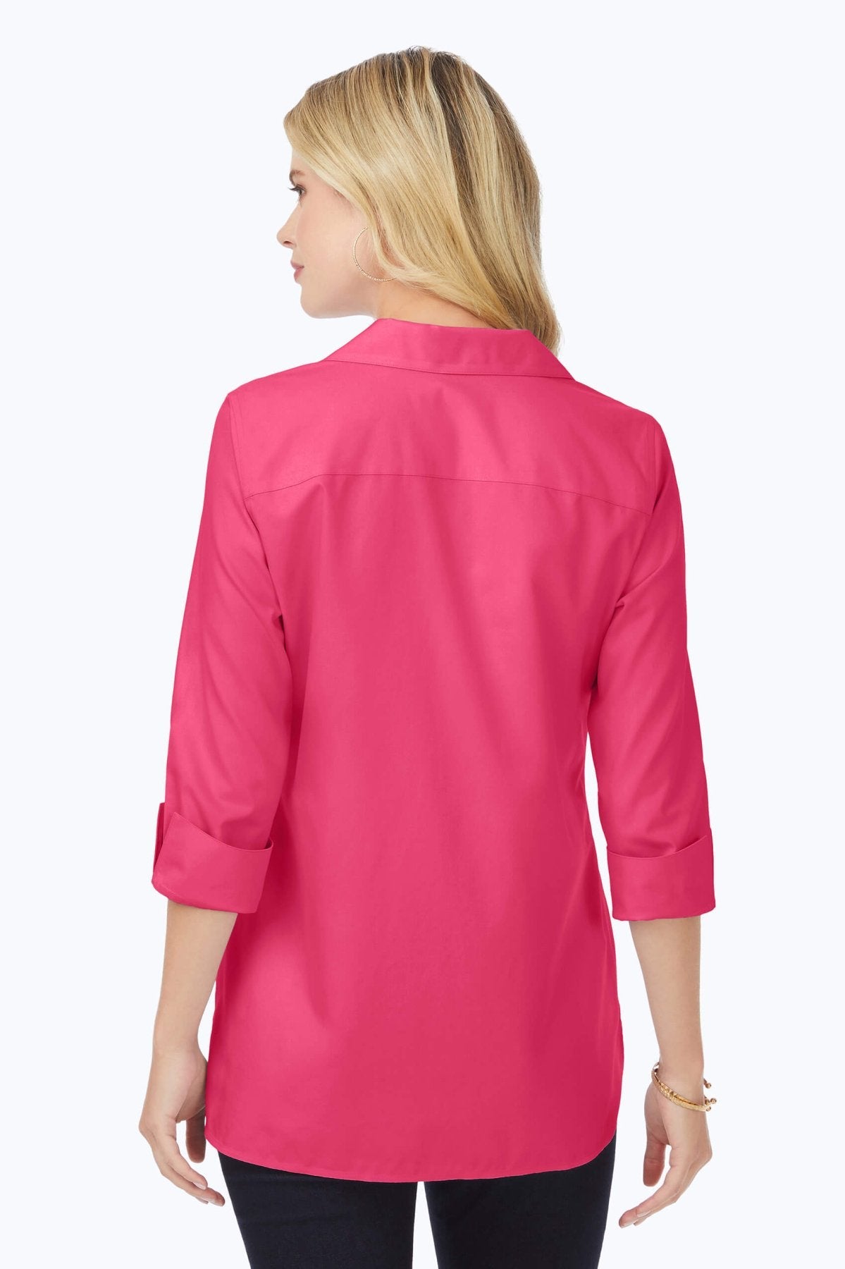 Pandora No Iron Pinpoint 3/4 Sleeve Tunic
