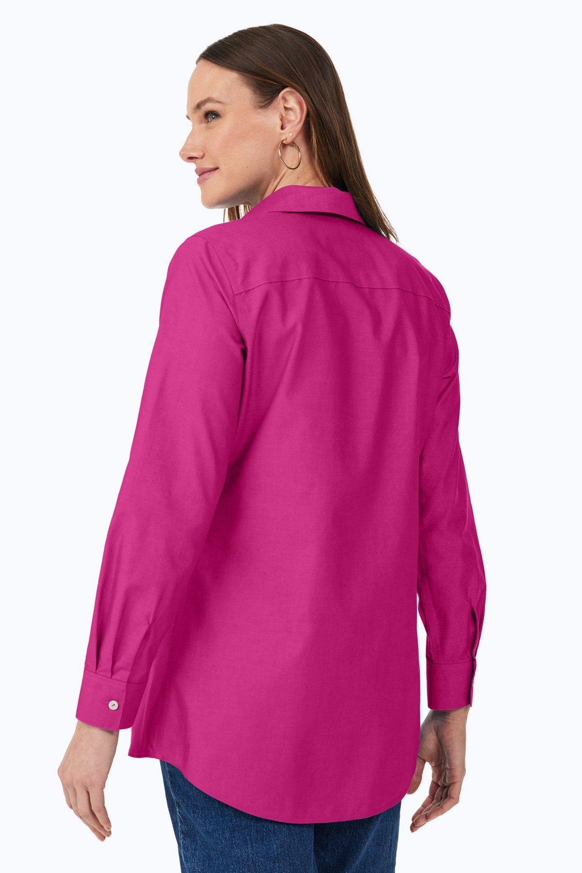 Cici Essential Pinpoint Non-Iron Tunic