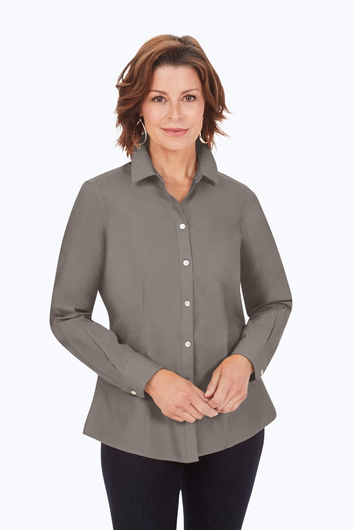 Dianna Essential Pinpoint Non-Iron Shirt