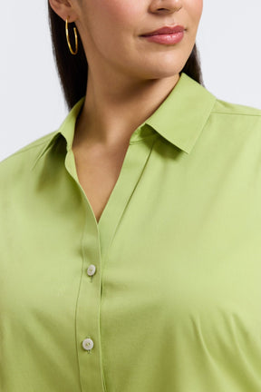 Mary Plus No Iron Stretch 3/4 Sleeve Shirt