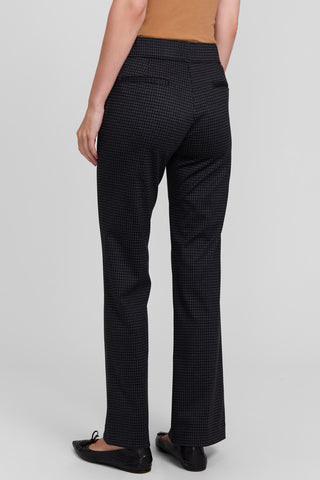 Houndstooth Straight Leg Pant