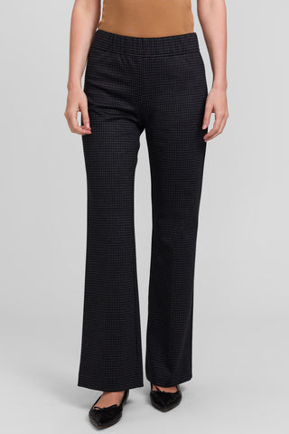 Houndstooth Straight Leg Pant