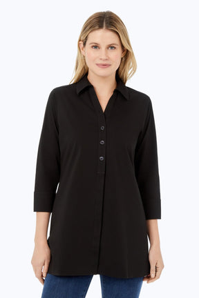 Pamela No Iron Stretch 3/4 Sleeve Tunic