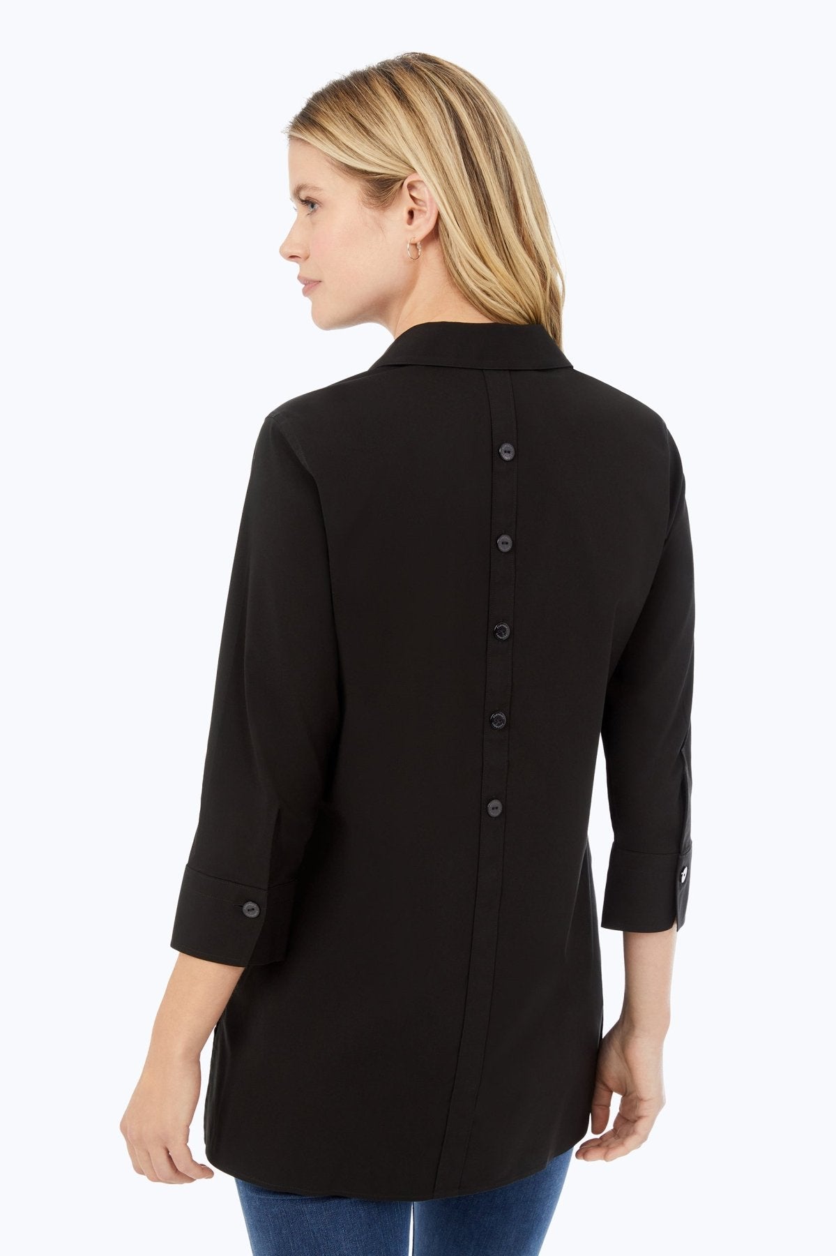 Pamela No Iron Stretch 3/4 Sleeve Tunic