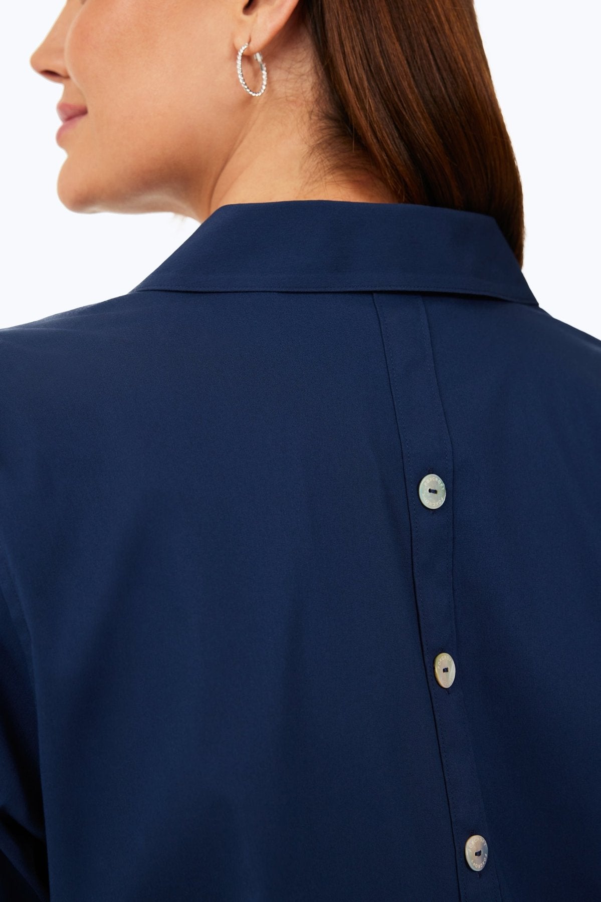 Pamela Plus No Iron Stretch 3/4 Sleeve Tunic