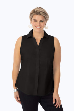Taylor Plus No Iron Stretch Sleeveless Shirt
