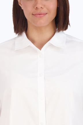 Dianna Plus No Iron Pinpoint Long Sleeve Shirt