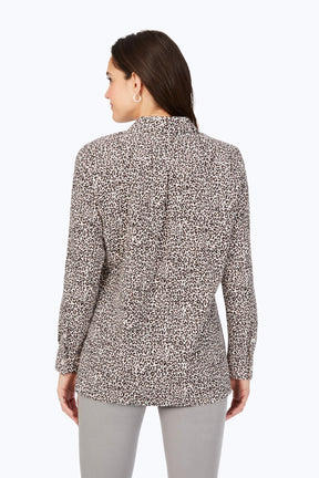Luxe Leopard Long Sleeve Tunic