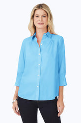 Paulie Stretch Non-Iron Shirt #color_baltic blue