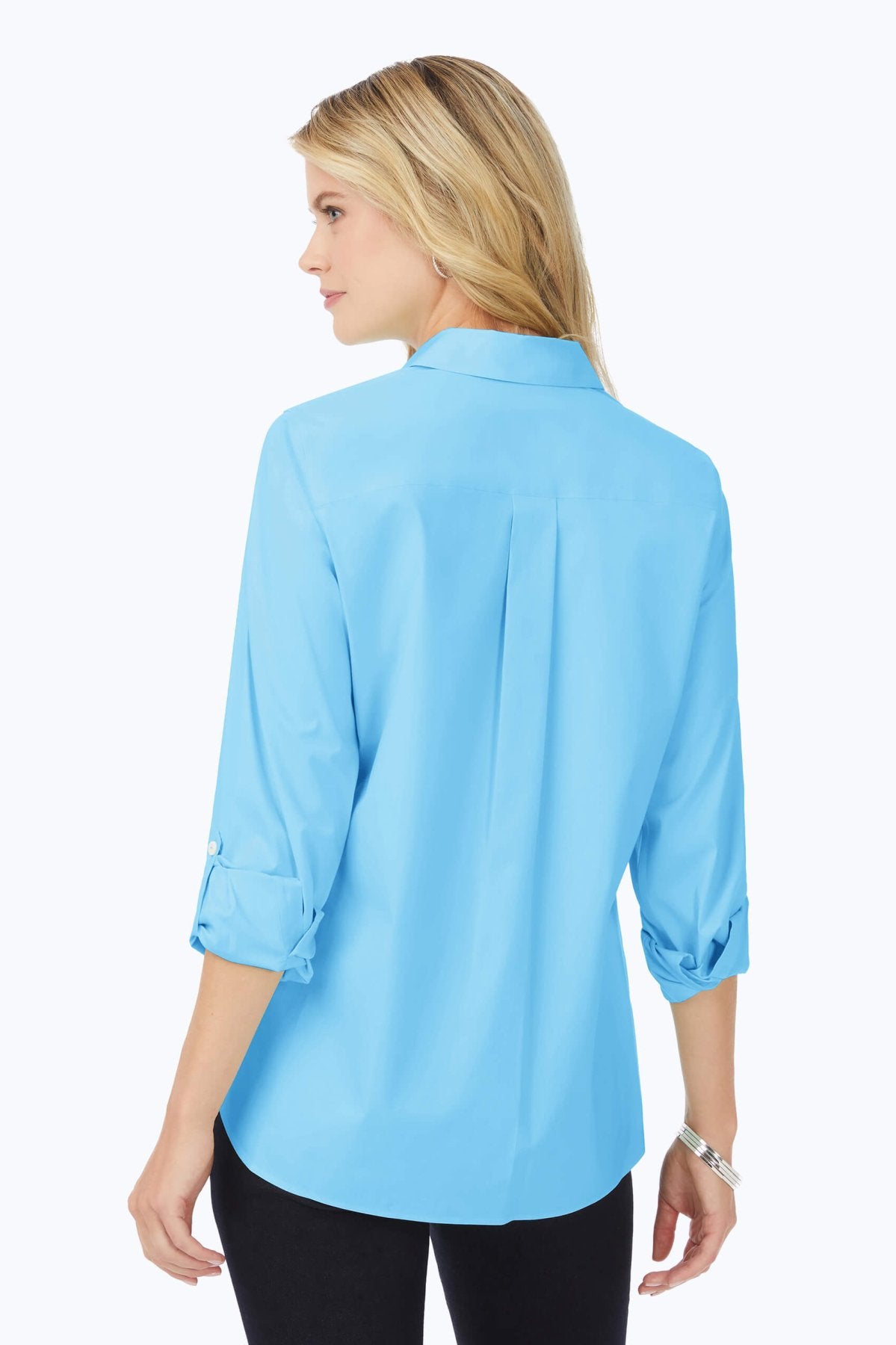 Cole Stretch Non-Iron Shirt #color_baltic blue