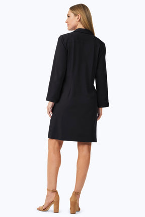 Angel Solid Jersey Long Sleeve Dress
