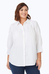 Paulie Plus Stretch Non-Iron Shirt #color_white