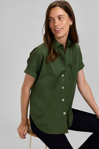 Abigail No Iron Stretch Short Sleeve Shirt