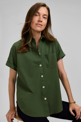 Abigail No Iron Stretch Short Sleeve Shirt