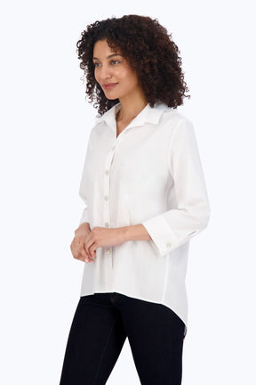 Kelly No Iron Stretch 3/4 Sleeve Shirt