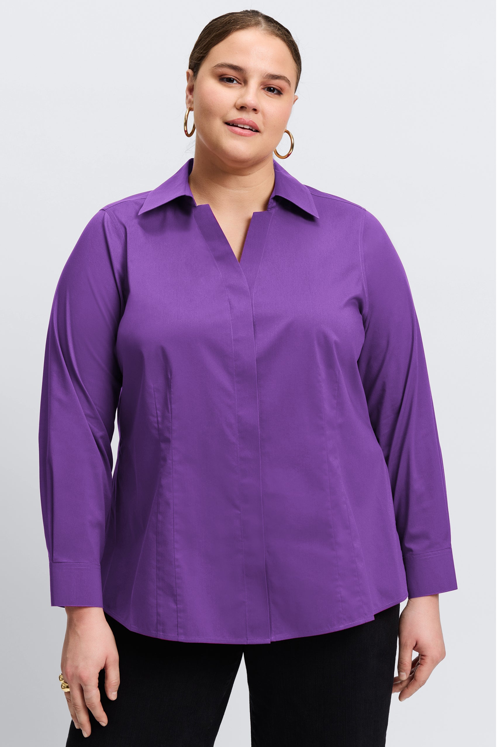 Taylor Plus No Iron Stretch Long Sleeve Shirt