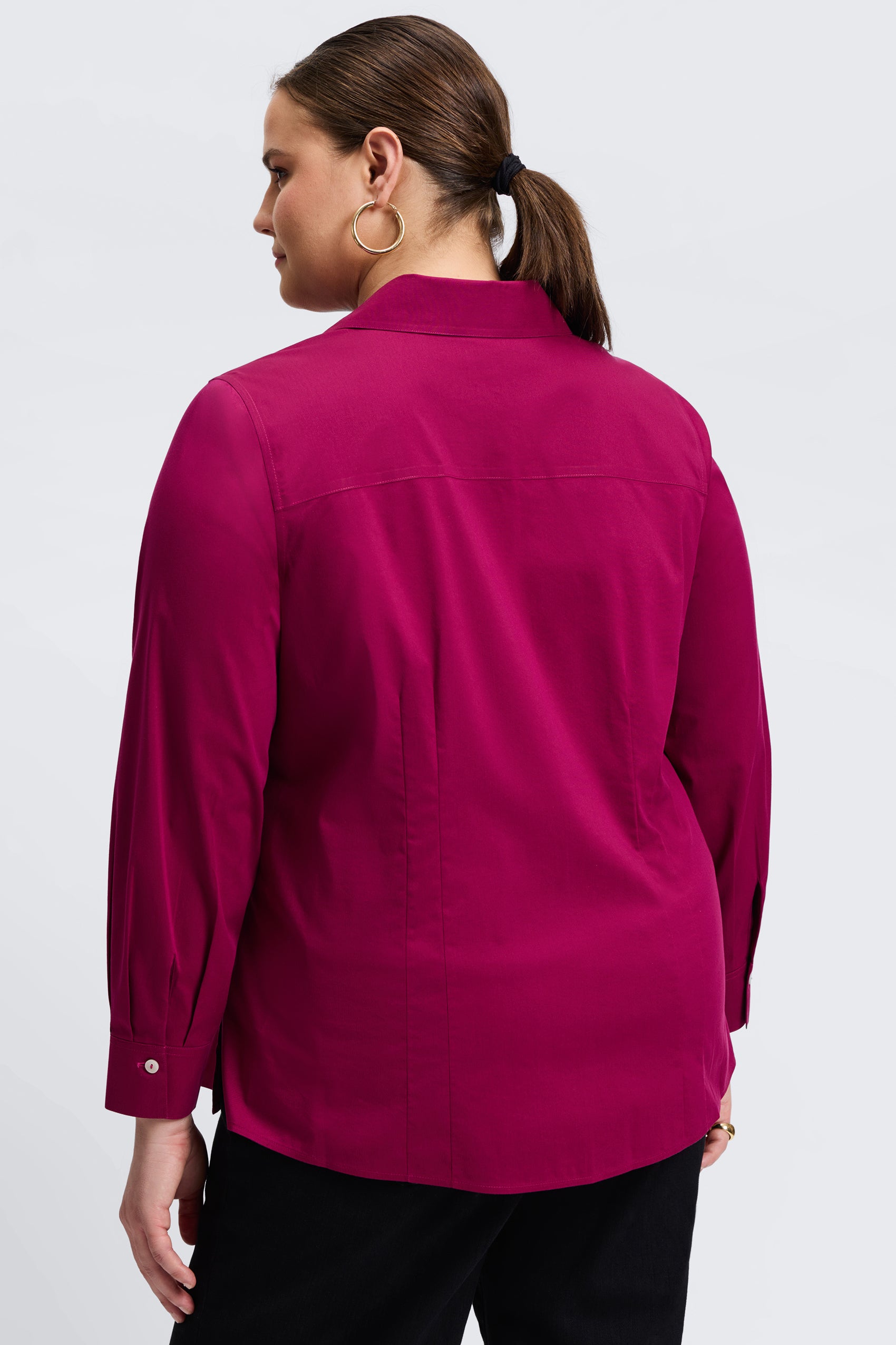 Taylor Plus No Iron Stretch Long Sleeve Shirt