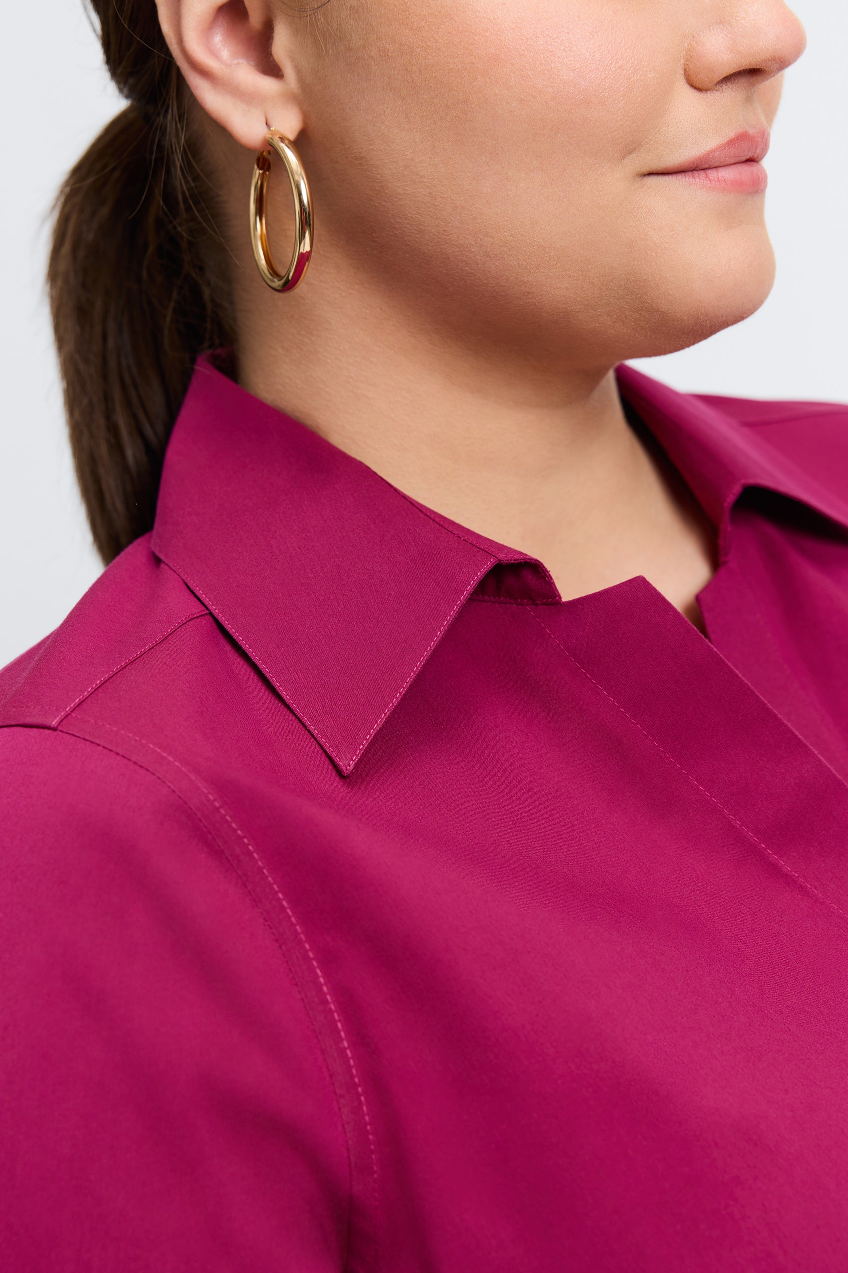 Taylor Plus No Iron Stretch Long Sleeve Shirt