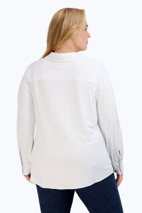 Mary Plus Solid Jersey Shirt