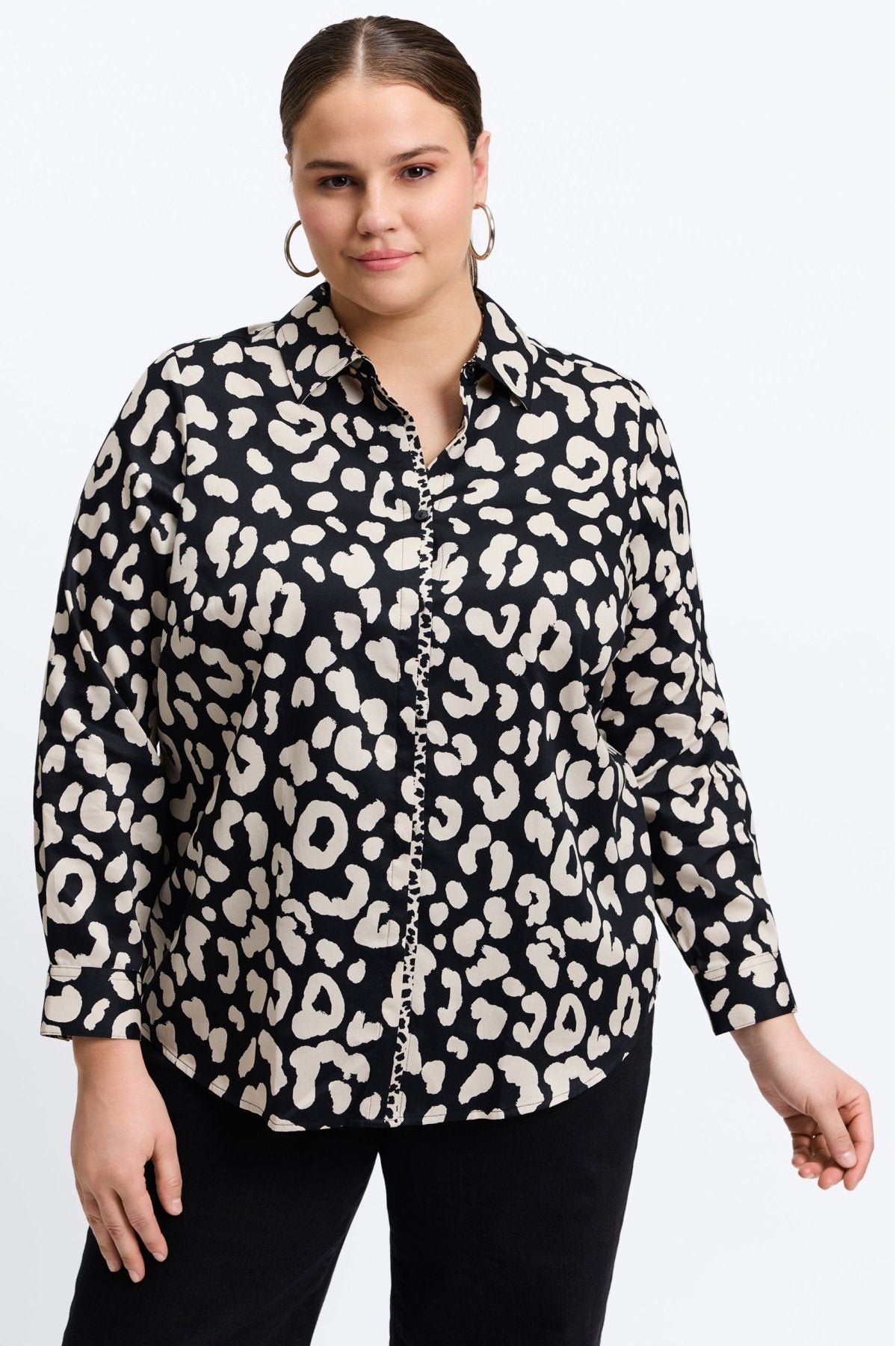 Charlie Plus Cheetah Long Sleeve Shirt