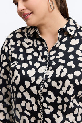 Charlie Plus Cheetah Long Sleeve Shirt