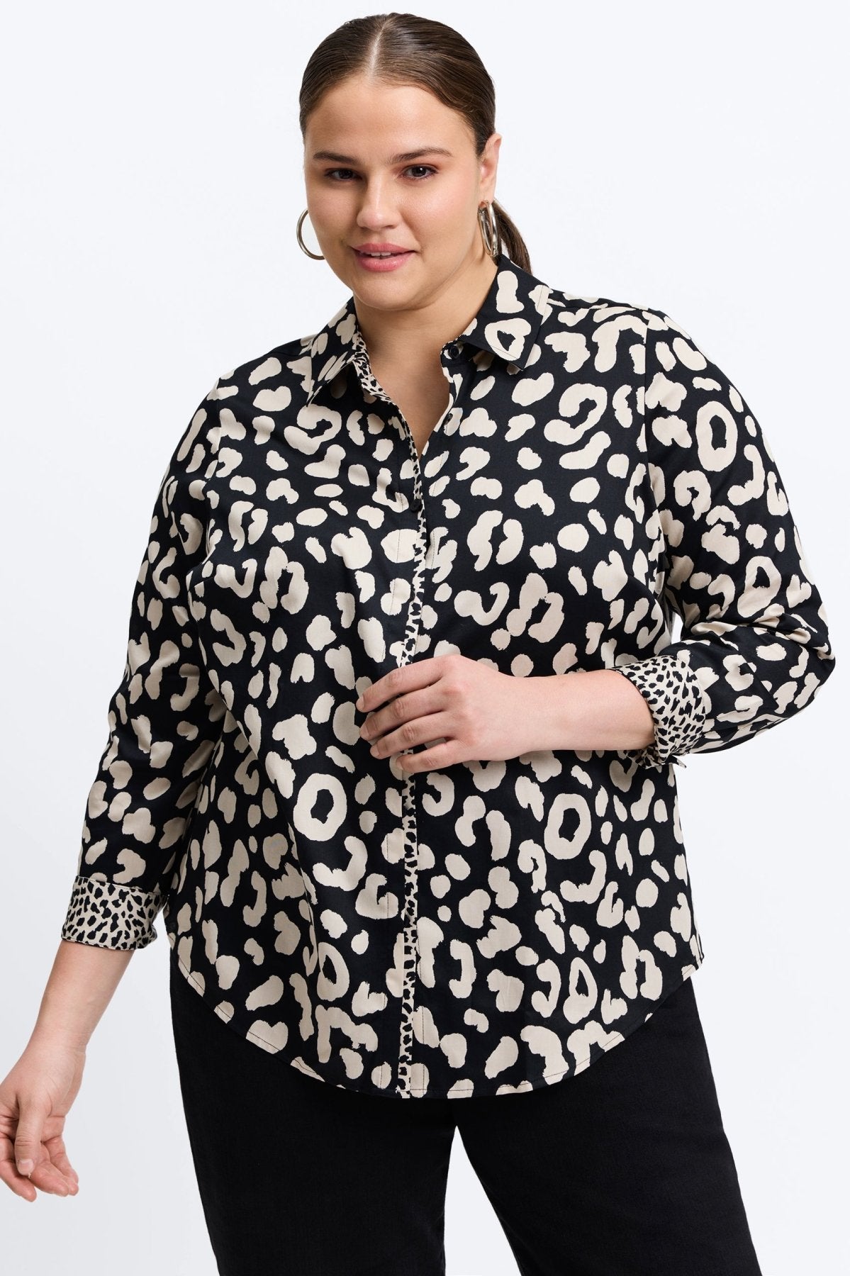Charlie Plus Cheetah Long Sleeve Shirt