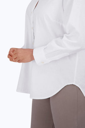 Boyfriend Plus Non-Iron Croc Jacquard Tunic