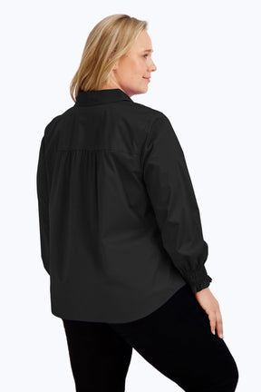 Olivia Plus No Iron Stretch 3/4 Sleeve Shirt