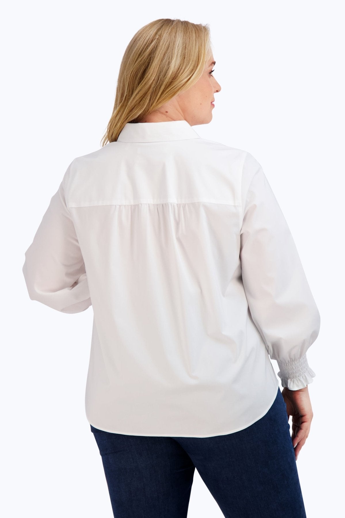 Olivia Plus No Iron Stretch 3/4 Sleeve Shirt