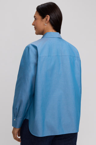 Meghan Plus No Iron Pinpoint Long Sleeve Shirt