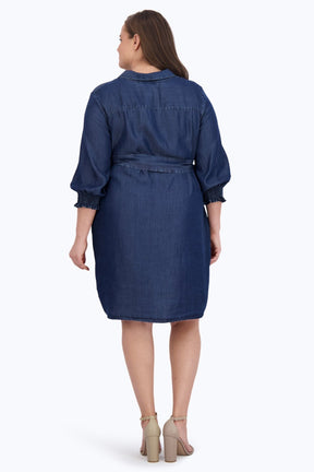 Abby Plus Tencel 3/4 Sleeve Dress