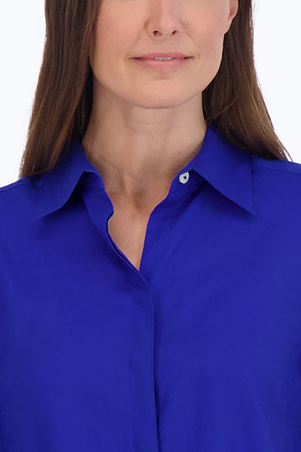 Olivia Solid Linen 3/4 Sleeve Shirt