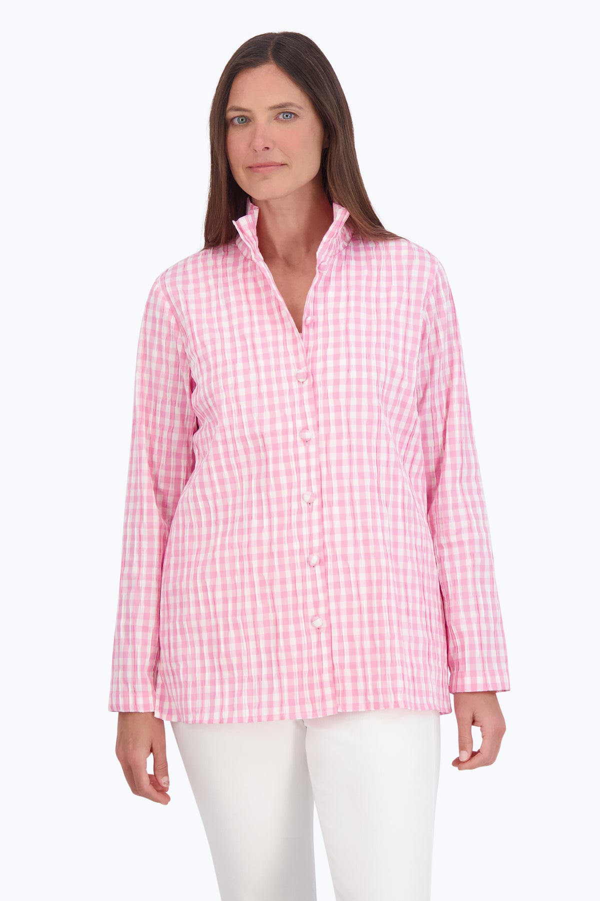 #color_shell pink crinkle gingham