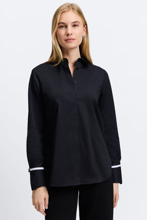 Iris Stretch Matte Sateen No Iron Long Sleeve Shirt