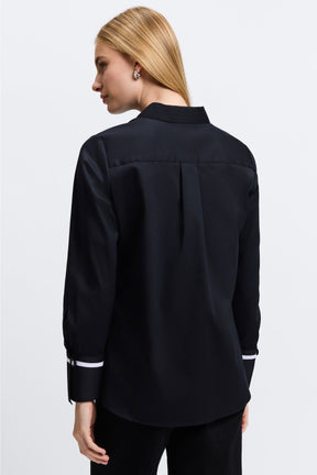 Iris Stretch Matte Sateen No Iron Long Sleeve Shirt