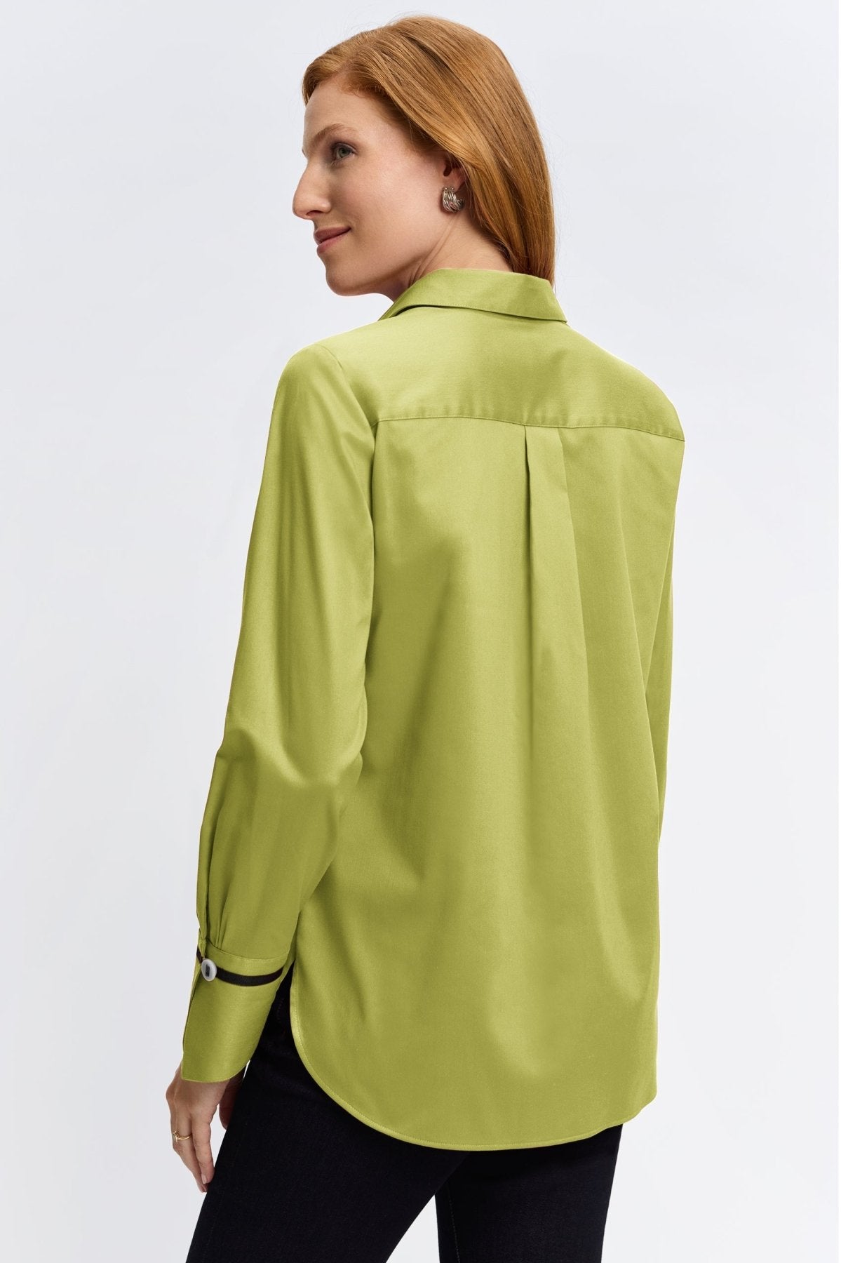 Iris Stretch Matte Sateen No Iron Long Sleeve Shirt
