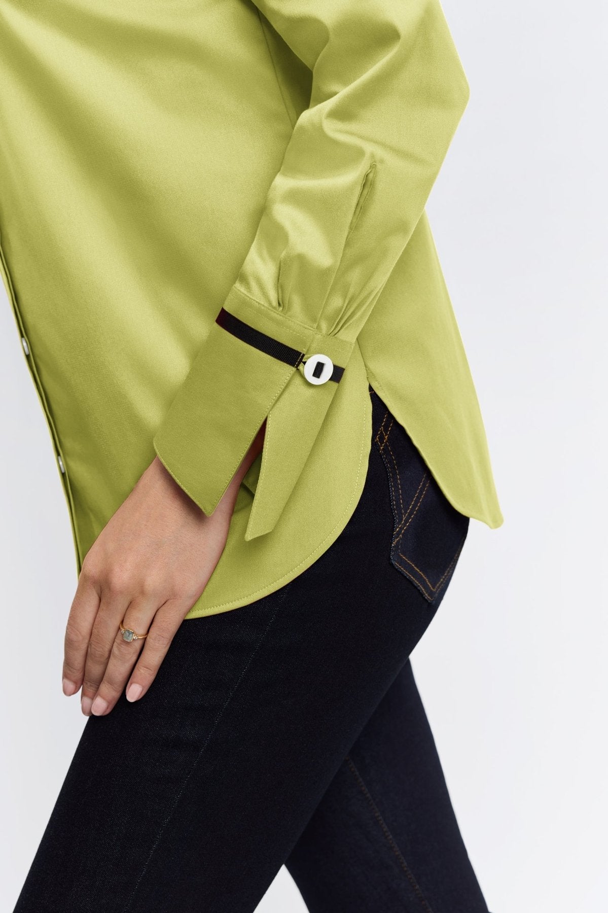 Iris Stretch Matte Sateen No Iron Long Sleeve Shirt