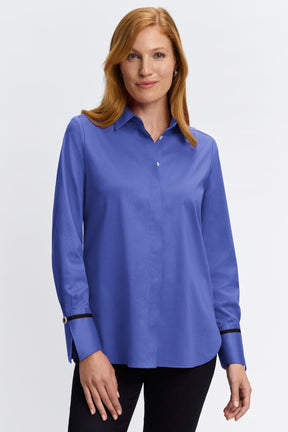 Iris No Iron Stretch Matte Sateen Long Sleeve Shirt