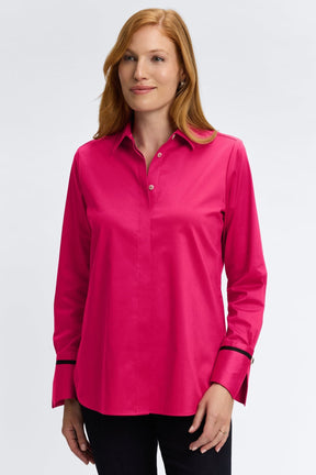Iris No Iron Stretch Matte Sateen Long Sleeve Shirt