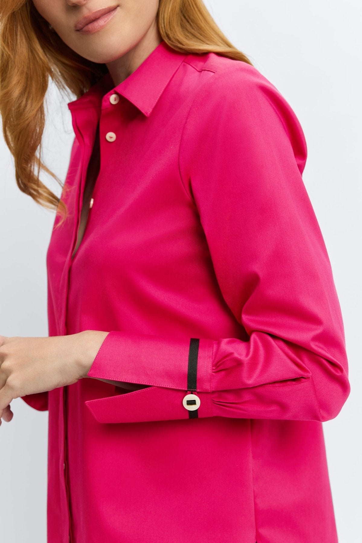 Iris No Iron Stretch Matte Sateen Long Sleeve Shirt