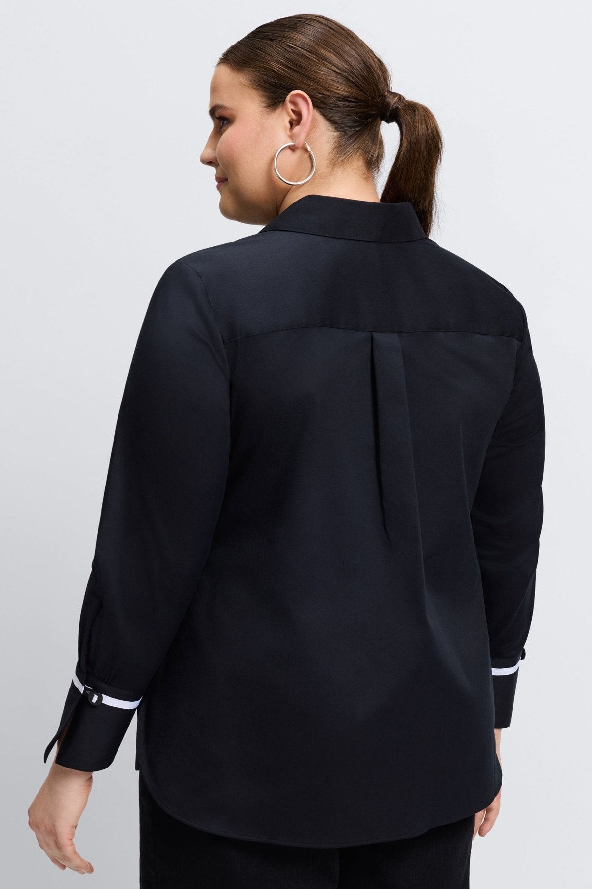 Iris Plus Stretch Matte Sateen No Iron Long Sleeve Shirt