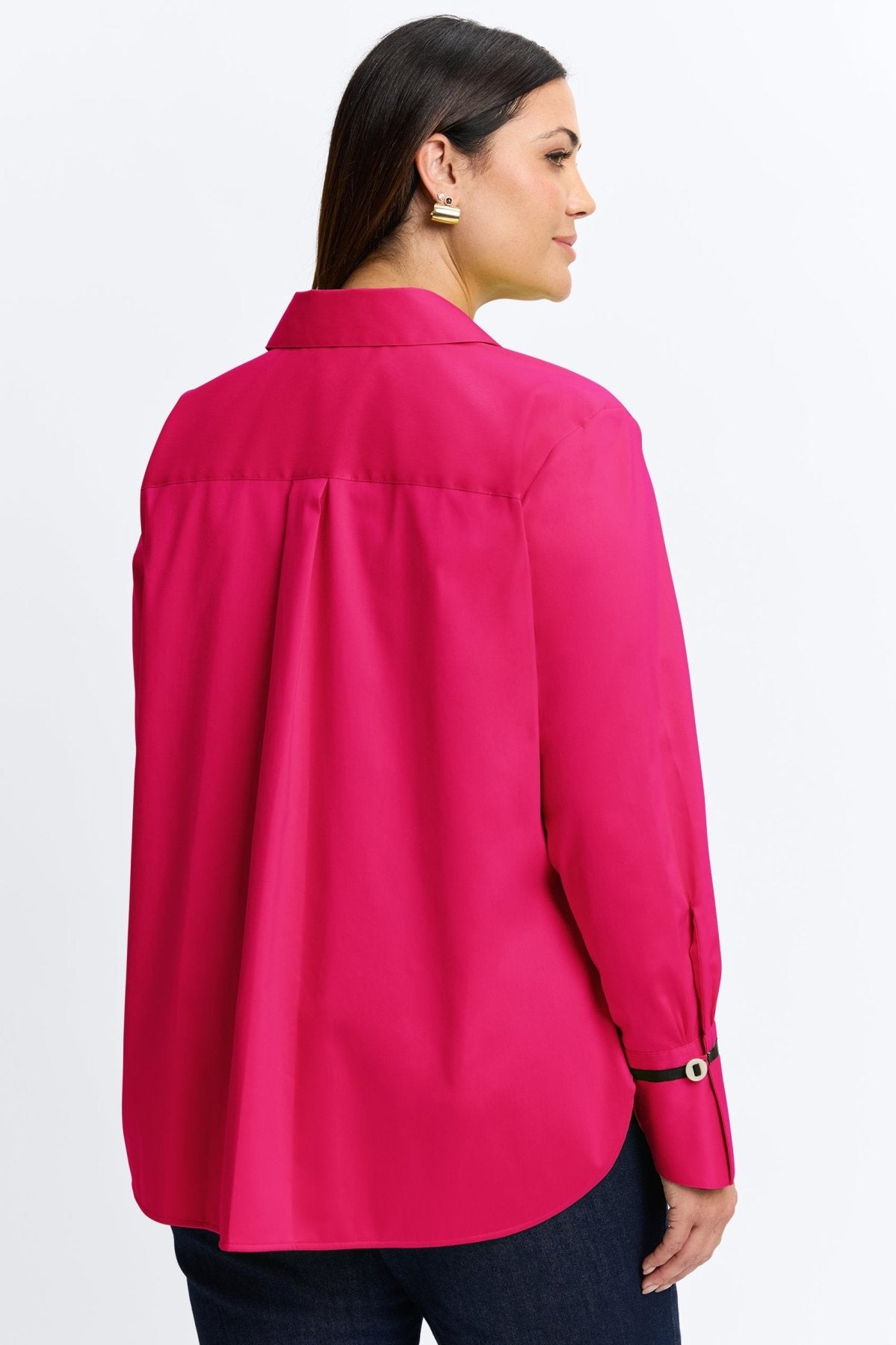 Iris Plus No Iron Stretch Matte Sateen Long Sleeve Shirt