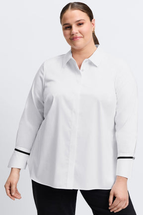 Iris Plus No Iron Stretch Matte Sateen Long Sleeve Shirt