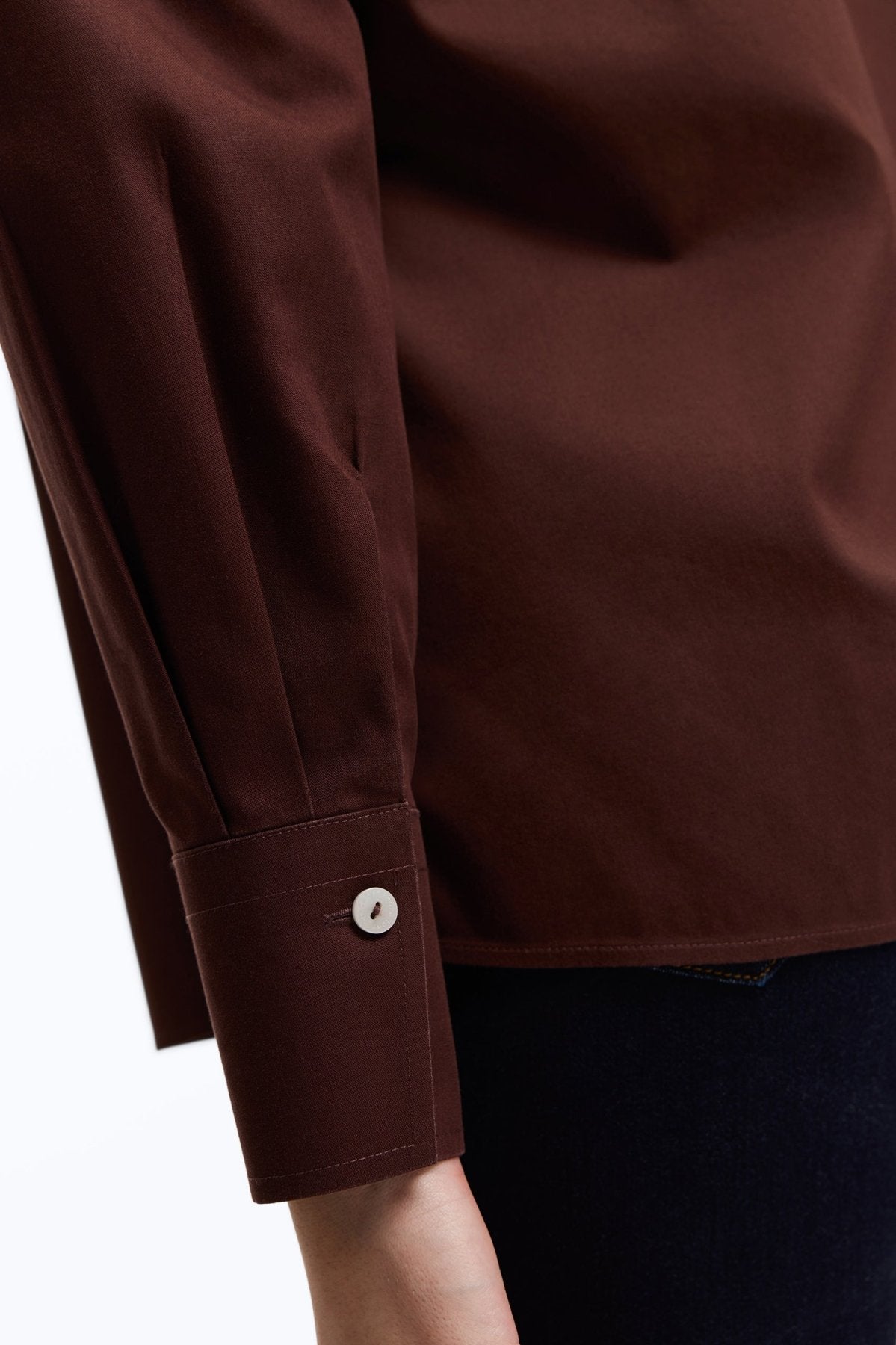 Mary No Iron Pinpoint Long Sleeve Shirt